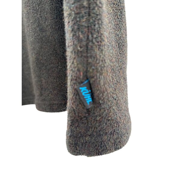 Kühl Alfpaca Mens L Brown Fleece Sweater Jacket‎ With Sherpa Lining & Half-Zip - Picture 5 of 9